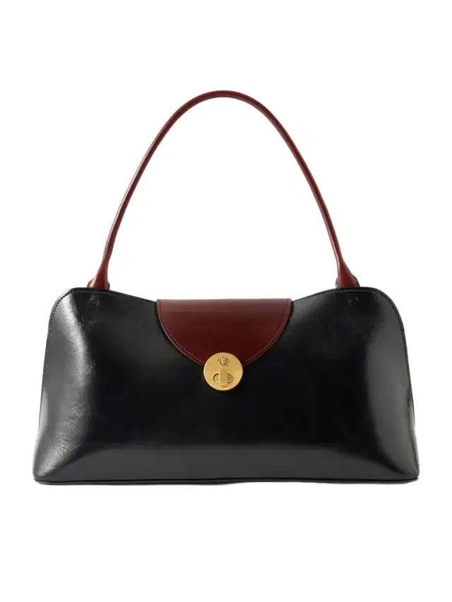 Vivian Medium Two-tone Textured-leather Shoulder Bag
