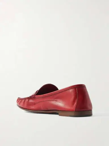 Versace Embellished Leather Loafers | Thumbnail 3 Versace Embellished Leather Loafers | Thumbnail 3