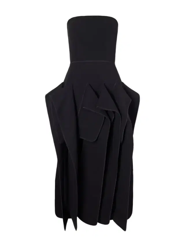 Breakout Strapless Crepe Midi Dress