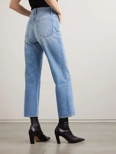 SLVRLAKE London Crop High-rise Straight-leg Jeans | Thumbnail 4