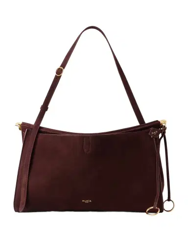 Alaïa Le Click Nubuck Shoulder Bag | Thumbnail 1 Alaïa Le Click Nubuck Shoulder Bag | Thumbnail 1