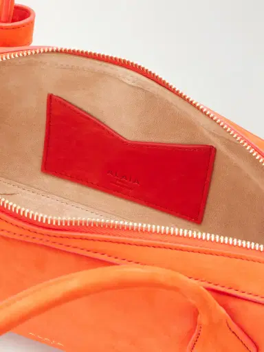 Alaïa Le Teckel Medium Nubuck Shoulder Bag | Thumbnail 5 Alaïa Le Teckel Medium Nubuck Shoulder Bag | Thumbnail 5