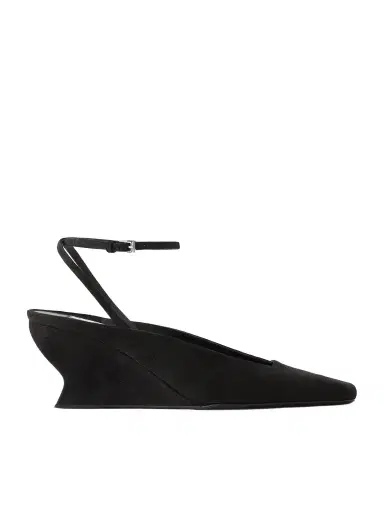 Alaïa 60 Suede Wedge Pumps | Thumbnail 1 Alaïa 60 Suede Wedge Pumps | Thumbnail 1