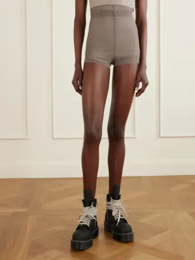 Rick Owens Stretch-mesh Shorts | Thumbnail 3 Rick Owens Stretch-mesh Shorts | Thumbnail 3