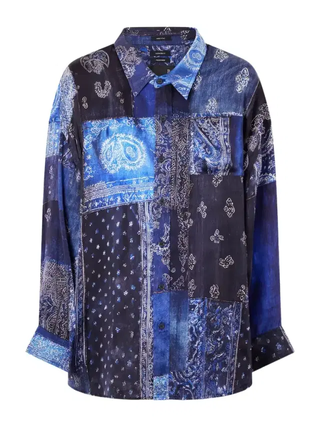 Bandana-print Silk Shirt