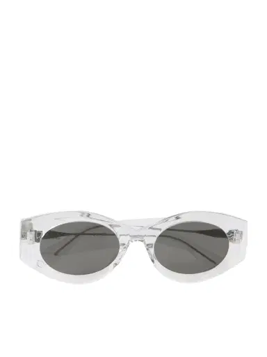 Alaïa Lettering Round-frame Acetate Sunglasses | Thumbnail 1