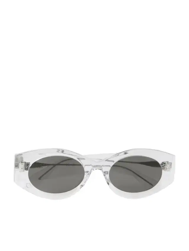 Alaïa Lettering Round-frame Acetate Sunglasses