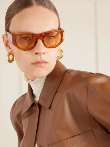 Jacques Marie Mage D-frame Tortoiseshell Acetate Sunglasses | Thumbnail 2