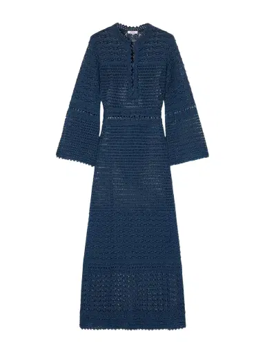 Eres Madone Open-knit Cotton-blend Maxi Dress | Thumbnail 1 Eres Madone Open-knit Cotton-blend Maxi Dress | Thumbnail 1