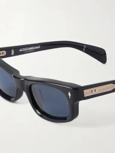 Jacques Marie Mage Initials Rectangular-frame Acetate Sunglasses | Thumbnail 4