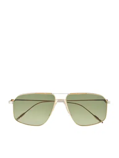 Jacques Marie Mage Jagger Aviator-style Gold-tone Sunglasses | Thumbnail 1