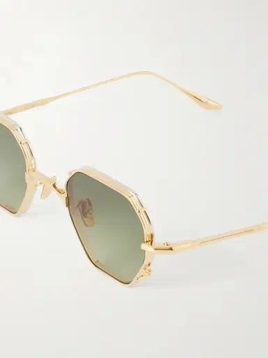 Jacques Marie Mage Verlaine Round-frame Gold-tone Sunglasses | Thumbnail 4