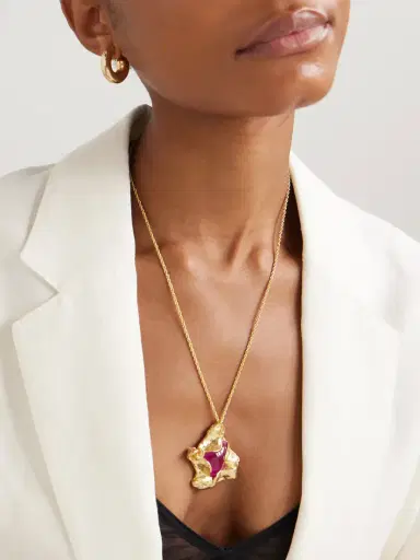 Completedworks Gold-plated And Resin Necklace | Thumbnail 2