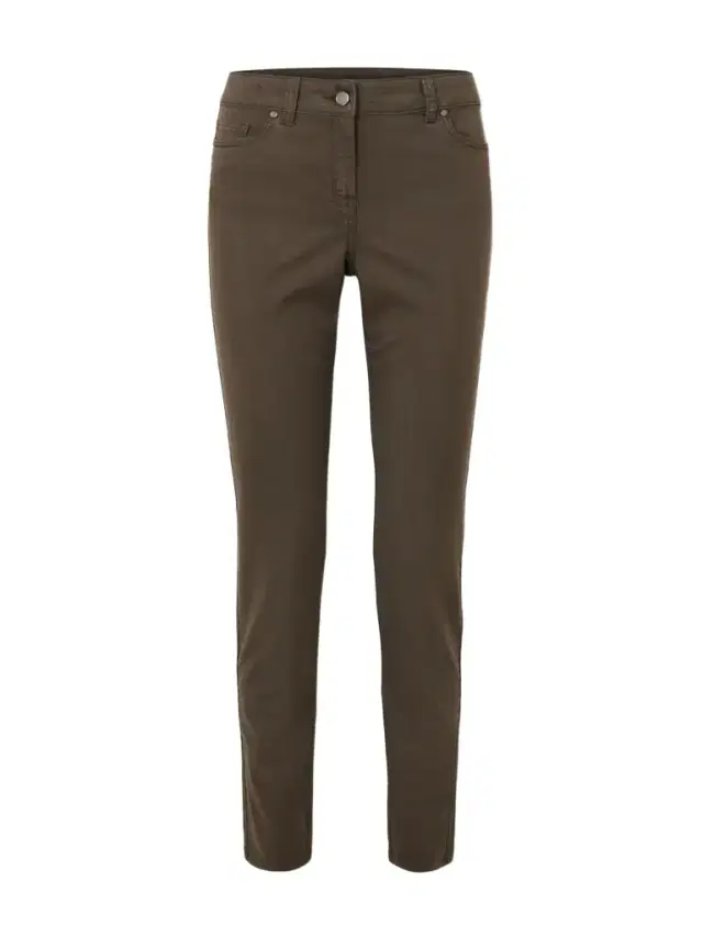 Stretch-cotton, Tencel™ And Silk-blend Twill Skinny Pants