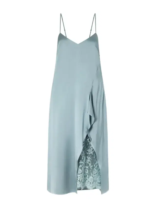 Docketta Lace-trimmed Satin Dress