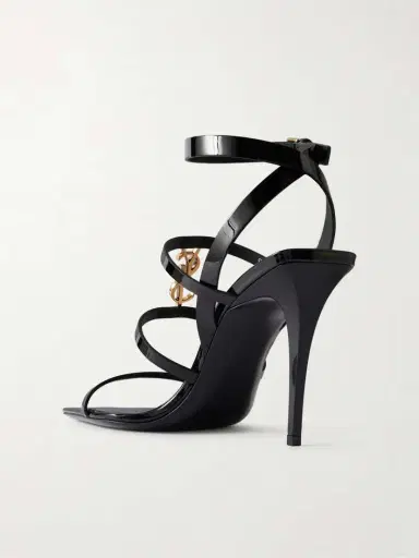 Saint Laurent Cassandra Embellished Patent-leather Pumps | Thumbnail 3 Saint Laurent Cassandra Embellished Patent-leather Pumps | Thumbnail 3