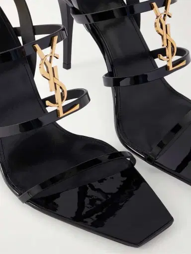 Saint Laurent Cassandra Embellished Patent-leather Pumps | Thumbnail 5 Saint Laurent Cassandra Embellished Patent-leather Pumps | Thumbnail 5