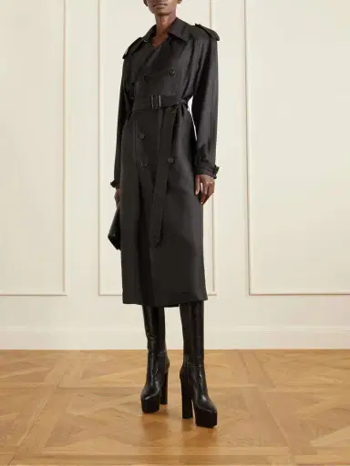 Saint Laurent Nico Leather Over-the-knee Boots | Thumbnail 4