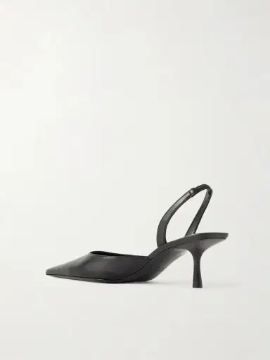 Saint Laurent Misty Leather Slingback Pumps | Thumbnail 3 Saint Laurent Misty Leather Slingback Pumps | Thumbnail 3