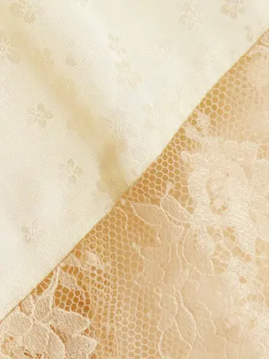 Sea Ethel Lace-trimmed Satin-jacquard Shorts | Thumbnail 4