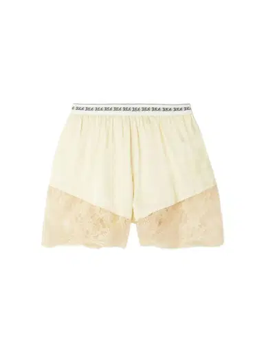 Sea Ethel Lace-trimmed Satin-jacquard Shorts | Thumbnail 1