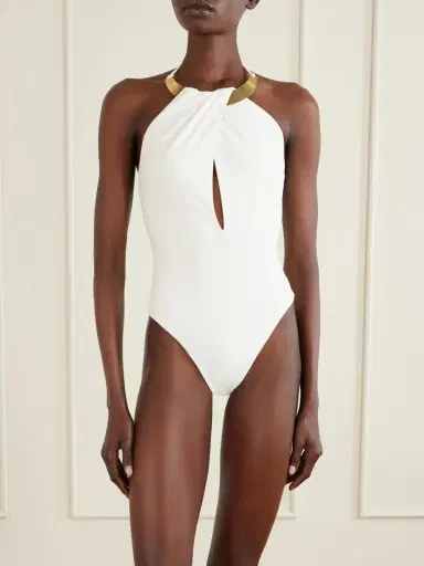 Simkhai Bindi Embellished Cutout Swimsuit | Thumbnail 2 Simkhai Bindi Embellished Cutout Swimsuit | Thumbnail 2