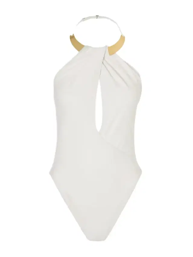 Bindi Embellished Cutout Swimsuit