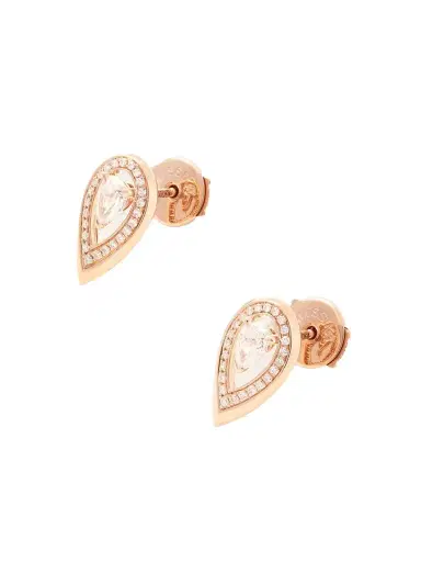 Messika Firey 18-karat Rose Gold Diamond Earrings | Thumbnail 1 Messika Firey 18-karat Rose Gold Diamond Earrings | Thumbnail 1