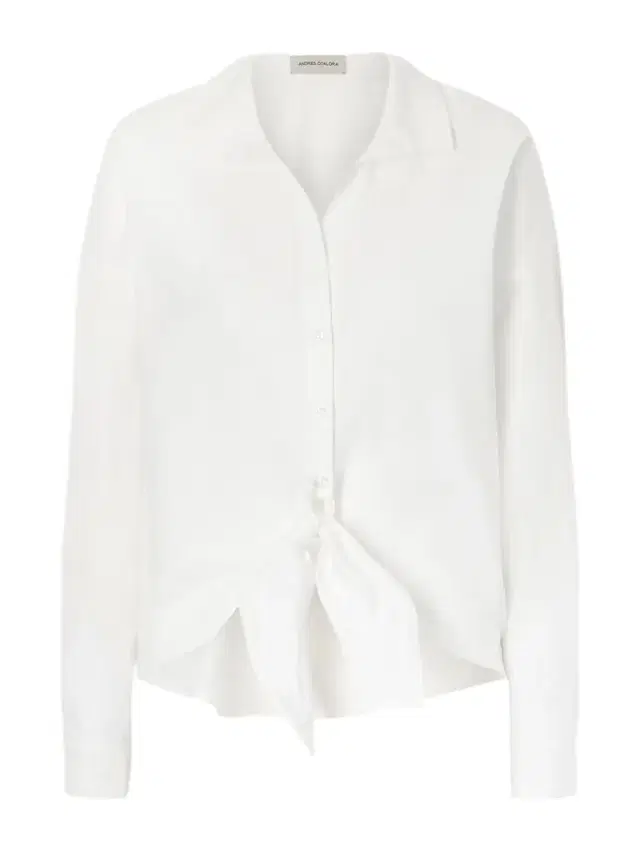 Luz Envolvente Knotted Cotton Shirt