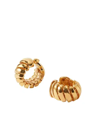 Alaïa Gold-tone Hoop Earrings | Thumbnail 1