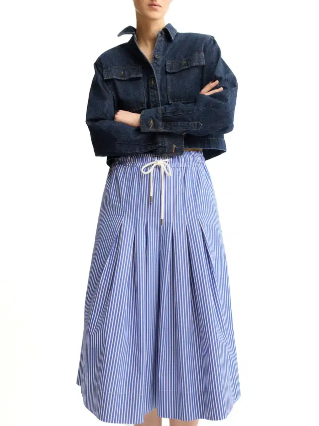 ARLO MOTT Henry Denim Short Shirt Jacket