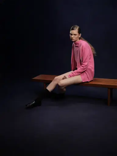 Leret Leret No. 89 Cherry Cashmere Cardigan | Thumbnail 4 Leret Leret No. 89 Cherry Cashmere Cardigan | Thumbnail 4