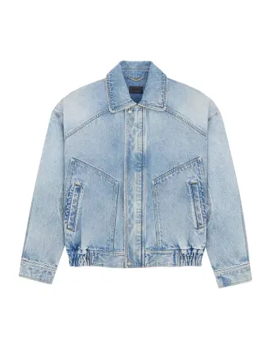Saint Laurent Oversized Jean Jacket | Thumbnail 1 Saint Laurent Oversized Jean Jacket | Thumbnail 1
