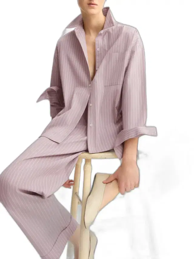 ARLO MOTT Watts Striped Side Button Shirt