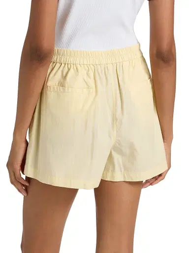 Simkhai Women's Sarah Cotton Shorts - Buttercream Stripe - Size Large | Thumbnail 5 Simkhai Women's Sarah Cotton Shorts - Buttercream Stripe - Size Large | Thumbnail 5