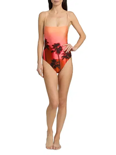 Simkhai Women's Elenora Sunset One-Piece Swimsuit | Thumbnail 2 Simkhai Women's Elenora Sunset One-Piece Swimsuit | Thumbnail 2