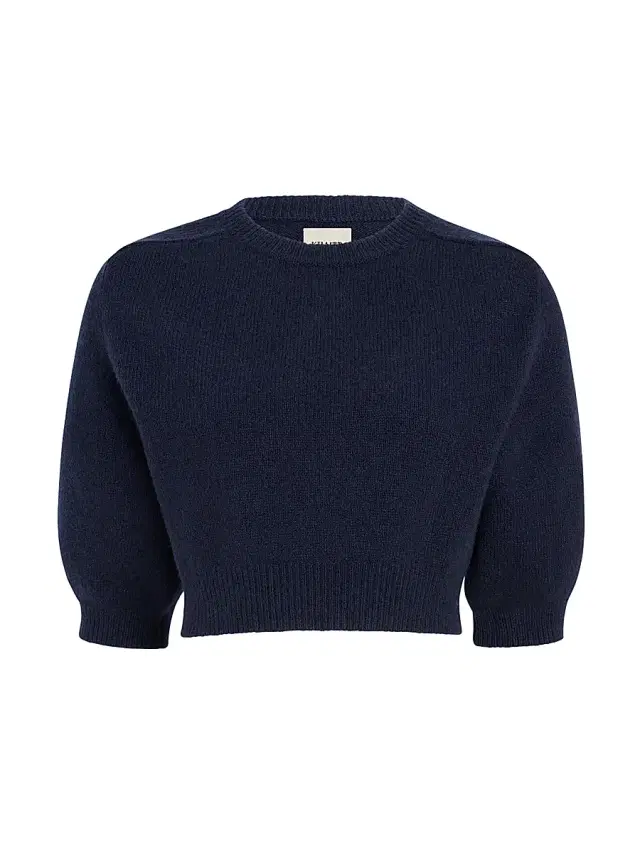 Women's Lorelai Wool-Cashmere Sweater Top - Midnight Navy