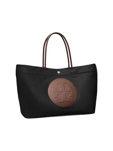 Tory Burch Women's Ella Logo Reversible Tote Bag - Black | Thumbnail 3 Tory Burch Women's Ella Logo Reversible Tote Bag - Black | Thumbnail 3