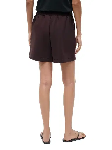 Staud Women's Fletcher Front Pleat Pull-On Shorts - Earth - Size XL | Thumbnail 4 Staud Women's Fletcher Front Pleat Pull-On Shorts - Earth - Size XL | Thumbnail 4