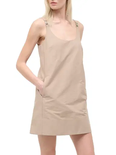 Staud Women's Glade Cotton-Blend Minidress - Desert - Size XS | Thumbnail 3 Staud Women's Glade Cotton-Blend Minidress - Desert - Size XS | Thumbnail 3