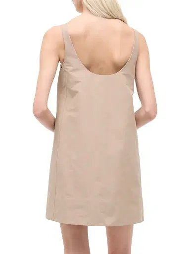 Staud Women's Glade Cotton-Blend Minidress - Desert - Size XS | Thumbnail 5 Staud Women's Glade Cotton-Blend Minidress - Desert - Size XS | Thumbnail 5