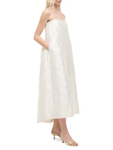 STAUD Women's Josie Floral Jacquard Midi-Shiftdress - Botanica | Thumbnail 3