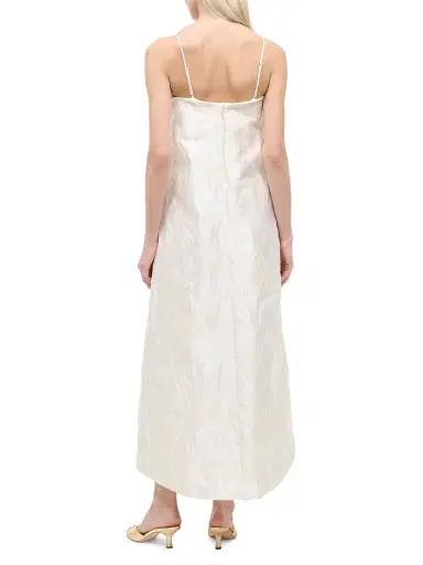 STAUD Women's Josie Floral Jacquard Midi-Shiftdress - Botanica | Thumbnail 4