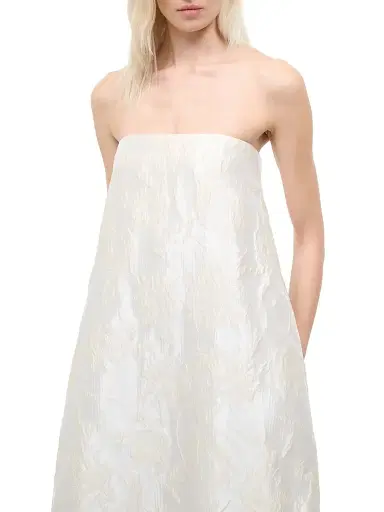 STAUD Women's Josie Floral Jacquard Midi-Shiftdress - Botanica | Thumbnail 5