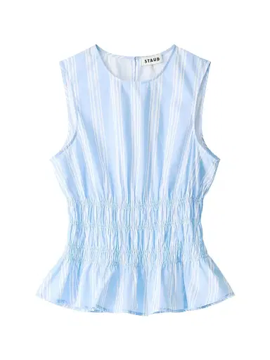 Staud Women's Culver Striped Sleeveless Top - Ventura Stripe - Size XL | Thumbnail 1