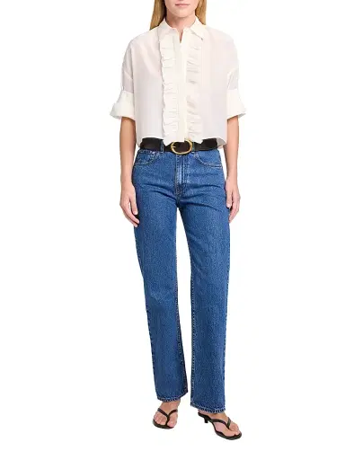 TWP Women's Next Ex Ruffle-Trimmed Blouse | Thumbnail 2 TWP Women's Next Ex Ruffle-Trimmed Blouse | Thumbnail 2