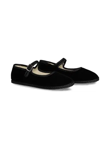Vibi Venezia Women's Timeless Velvet Mary Janes - Nero - Size 6 | Thumbnail 2 Vibi Venezia Women's Timeless Velvet Mary Janes - Nero - Size 6 | Thumbnail 2