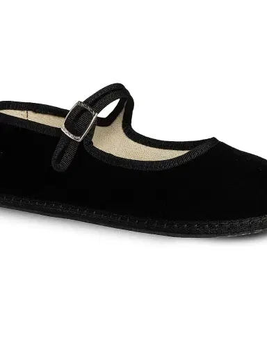 Vibi Venezia Women's Timeless Velvet Mary Janes - Nero - Size 6 | Thumbnail 3 Vibi Venezia Women's Timeless Velvet Mary Janes - Nero - Size 6 | Thumbnail 3