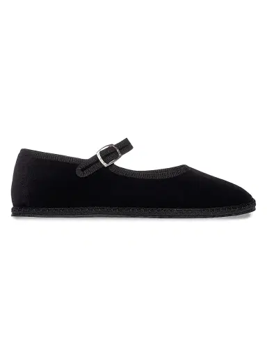 Vibi Venezia Women's Timeless Velvet Mary Janes - Nero - Size 6 | Thumbnail 1 Vibi Venezia Women's Timeless Velvet Mary Janes - Nero - Size 6 | Thumbnail 1