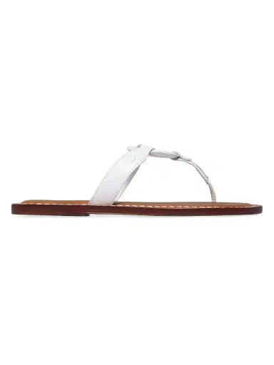 Bernardo Women's Matrix 2 Thong Flat Sandals - White | Thumbnail 1 Bernardo Women's Matrix 2 Thong Flat Sandals - White | Thumbnail 1